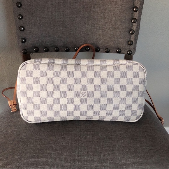 💋SOLD Louis Vuitton Neverfull MM Azure - Picture 4 of 8